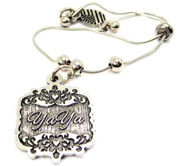 YaYa Victorian Scroll Slide Chain Bracelet