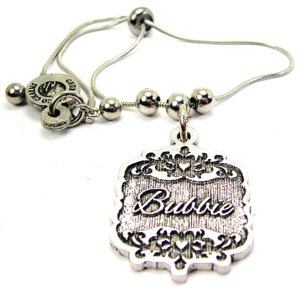 Bubbie Victorian Scroll Slide Chain Bracelet