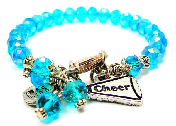 cheerleading bracelet,  cheerleading jewelry,  cheerleading,  cheerleader bracelet,  cheerleader jewelry,  cheerleader,  cheer horn,  crystal bracelet,  crystal jewelry