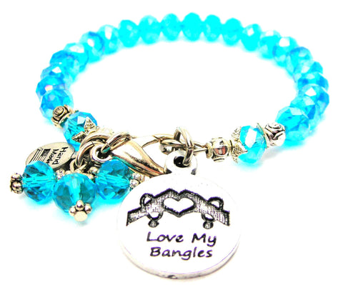 love my bangles,  love my jewelry,  love my charms,  bead bracelet,  bead jewelry,  crystal bracelet, 