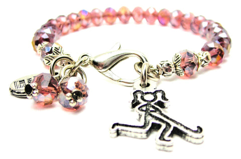 field hockey,  field hockey charm,  field hockey bracelet,  field hockey jewelry,  bangle bracelet,  crystal bracelet