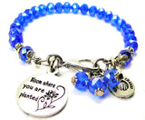 Bloom Where You Are Planted Splash Of Color Crystal Bracelet