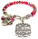 Babcia Victorian Scroll Splash Of Color Crystal Bracelet