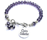 Coin Collector Splash Of Color Crystal Bracelet