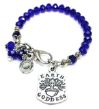 Earth Goddess Splash Of Color Crystal Bracelet