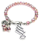 Bougie Beautiful Blessed Splash Of Color Crystal Bracelet