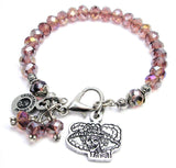 La Calavera Catrina Splash Of Color Crystal Bracelet