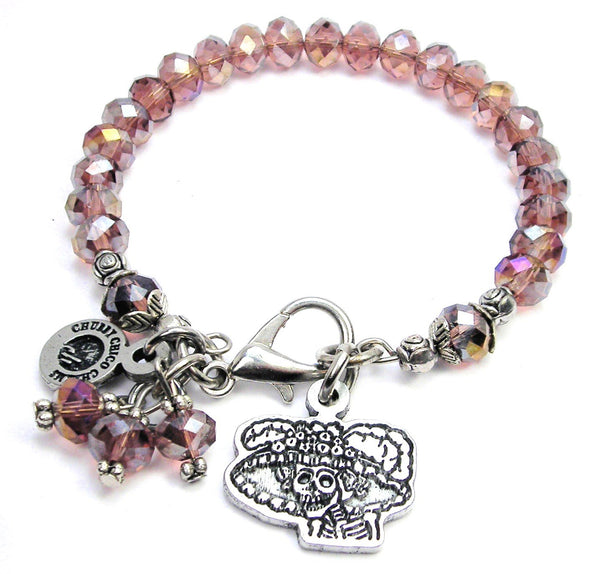 La Calavera Catrina Splash Of Color Crystal Bracelet