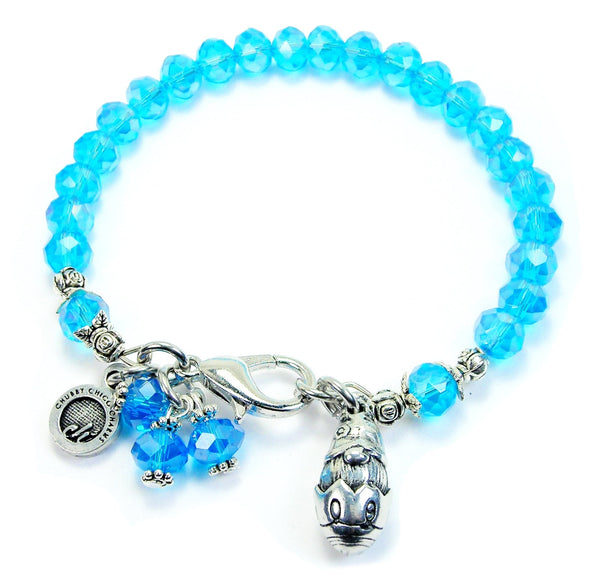 Easter Egg Gnome Splash Of Color Crystal Bracelet