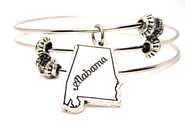 state bangle, state bracelet, state jewelry, hometown bangle, hometown bracelet, hometown jewelry, travel bangle, travel bracelet, travel jewelry