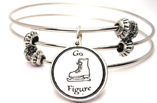 figure skating bracelet, skating bracelet, skating jewelry, ice skating jewelry, Style_Sports jewelry, Style_Sports bracelet