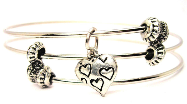 love bracelet, love jewelry, heart bracelet, heart jewelry, love expression jewelry