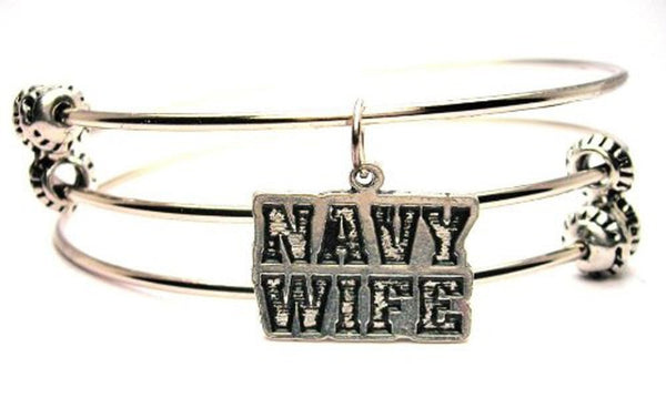 Military Bangle, Military Jewelry, Military Bracelet, Military Wife Jewelry, Military Wife Bracelet, Gift for Military Wife