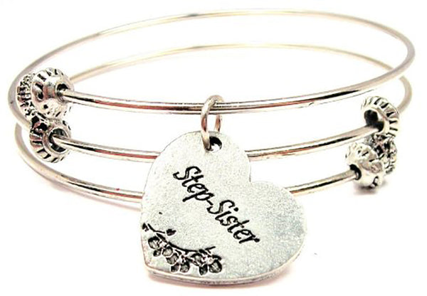 step sister bracelet, step sister jewelry, sister bracelet, sister jewelry, family member jewelry