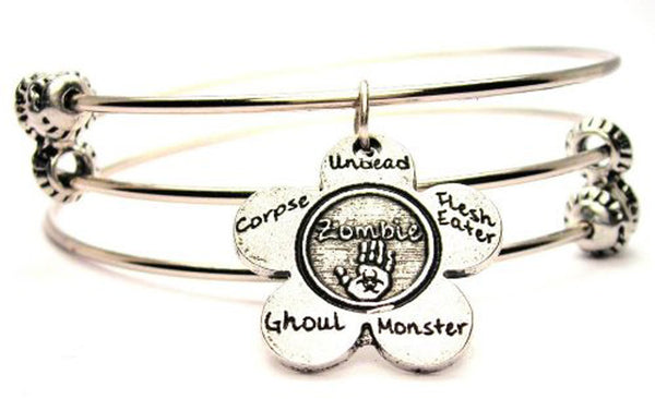 zombie bracelet, zombie jewelry, zombie apocalypse bracelet, Halloween bracelet, Halloween jewelry