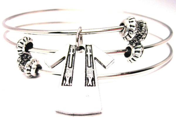 Pope Robe Triple Style Expandable Bangle Bracelet