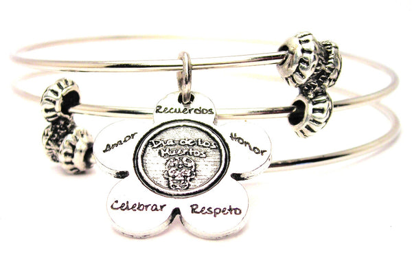 Style_Spanish Language,sugar skull bracelet, sugar skull jewelry, holiday jewelry