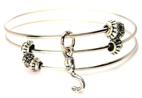 Pirate Hook Triple Style Expandable Bangle Bracelet