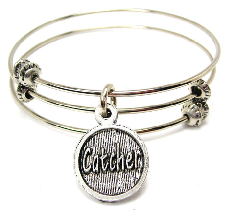 Catcher Triple Style Expandable Bangle Bracelet