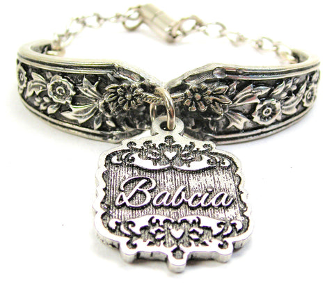 Babcia Victorian Scroll Vintage Spoon Chain Bracelet