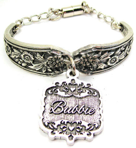 Bubbie Victorian Scroll Vintage Spoon Chain Bracelet