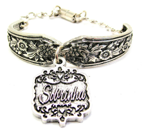 Sobrinha Victorian Scroll Vintage Spoon Chain Bracelet