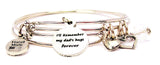 bereavement bracelet, bereavement jewelry, bereavement bangles, in memoriam bracelet, family jewelry