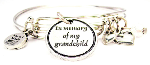 bereavement bracelet, bereavement jewelry, bereavement bangles, in memoriam bracelet, family jewelry