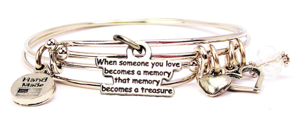 bereavement bracelet, bereavement jewelry, bereavement bangles, in memoriam bracelet, family jewelry