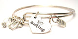 I love baking bracelet, baking bracelet, baking bangles, baker bracelet