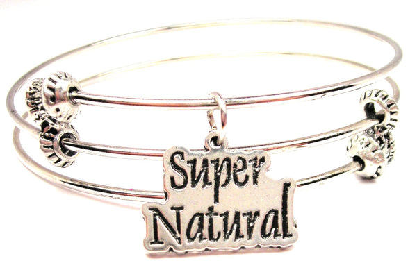 Supernatural Triple Style Expandable Bangle Bracelet