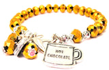 Hot Chocolate Splash Of Color Crystal Bracelet