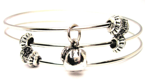 Tomato Triple Style Expandable Bangle Bracelet