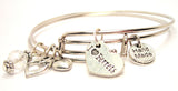 I love ferrets bracelet, I love ferrets bangles, ferret bracelet, ferret bangles, ferret rescue bracelet