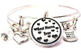 meme bracelet, meme bangles, meme jewelry, grandmother bracelet, French language bracelet