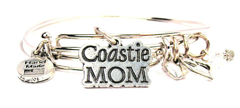 Coastie mom bracelet, Coastie mom bangles, Coastie mom jewelry, coast guard bracelet, mom bracelet