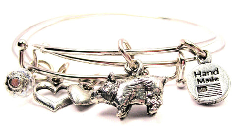 Pig Hog Triple Style Expandable Bangle Bracelet