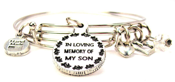 bereavement bracelet, bereavement jewelry, bereavement bangles, in memoriam bracelet, family jewelry