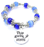 This Girl Hunts Cat's Eye Beaded Wrap Bracelet