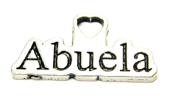 Abuela Grandmother Genuine American Pewter Charm