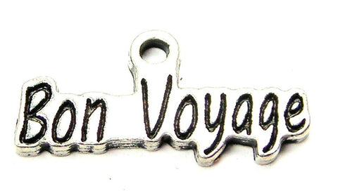 Bon Voyage Genuine American Pewter Charm