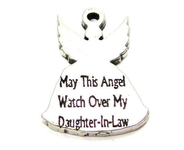 May This Angel Watch Over My Daughter-In-Law Genuine American Pewter Charm