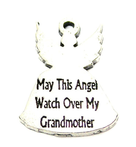 May This Angel Watch Over My Grandmother Genuine American Pewter Charm