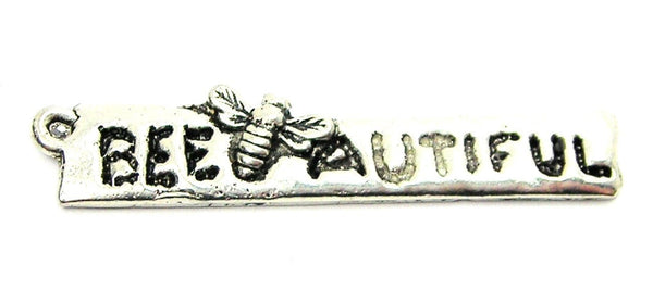 Bee-Autiful With Little Bee Genuine American Pewter Charm