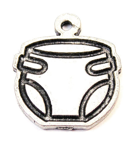 Diaper Genuine American Pewter Charm