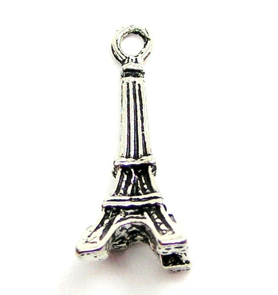 Eiffel Tower Genuine American Pewter Charm