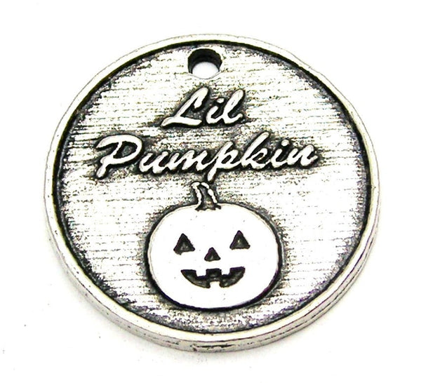 Lil Pumpkin Genuine American Pewter Charm