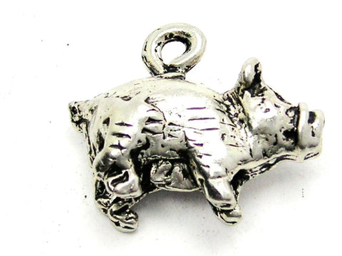 Pig Hog Genuine American Pewter Charm