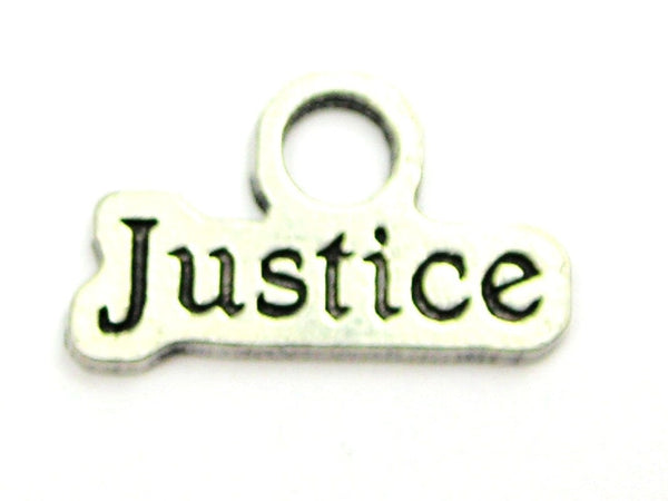 Justice Genuine American Pewter Charm