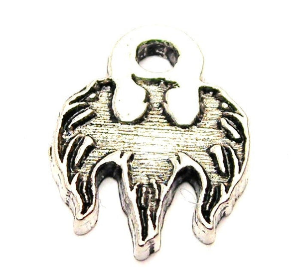 Phoenix Bird Genuine American Pewter Charm